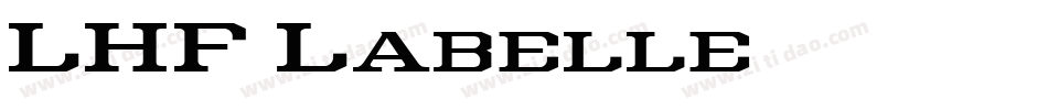 LHF Labelle字体转换